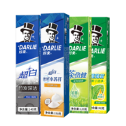 DARLIE 好来(原黑人)牙膏双重薄荷茶倍健超白套装黄牙清新口气牙渍 大容量套装540g