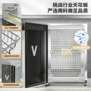 华帝（VATTI）消毒柜家用小型台式高温紫外线厨房餐具办公室茶杯台面迷你消毒碗柜 60L中高双温+无菌储藏
