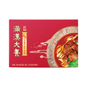 统一 满汉大餐 台式半筋半肉牛肉面 煮面 258g/盒