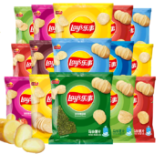 乐事（Lay‘s）薯片混合味12g*9袋
