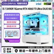 COLORFUL 七彩虹 Intel i5 13490F/13400F RTX4060TI电竞游戏DIY电脑组装机
