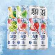 RIO 锐澳 预调 鸡尾酒 果酒 清爽系列330ml*6罐+赠气泡水*2罐