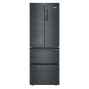 海尔（Haier）冰箱342升一级双变频风冷无霜双开门四开门法式多门家用家电超薄可嵌入风冷无霜智能省电大容量 342L+1级能效+三档变温室+手机智控+黑金净化
