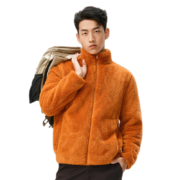 网易严选  男式基础摇粒绒外套【新品】冲锋衣内胆保暖珊瑚绒夹克 珊瑚绒(长绒)