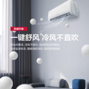 奥克斯 (AUX) 1.5匹 新3级能效 易拆银离子滤网 变频冷暖 京裕Ⅱ空调挂机(KFR-35GW/BpR3AQE1(B3))