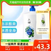 88VIP会员：六神 重薄荷滋润舒适家庭装沐浴液1.5L×1瓶 送200ml