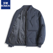 ROMON 罗蒙 大码新品棉衣男士 2023秋冬新款冬季羽绒棉服男款棒球领