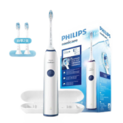 飞利浦（PHILIPS）电动牙刷 充电式声波震动牙刷 电动牙刷成人电动牙刷 基础清洁 送男友送女友 生日礼物 HX3226/22