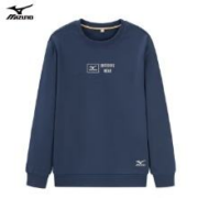 京东百亿补贴：美津浓MIZUNO卫衣 休闲长袖t恤男纯色圆领