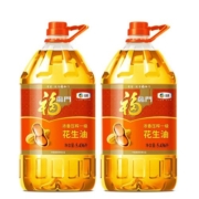 【央企中粮】福临门浓香压榨一级花生油4L*2桶家用营养食用油