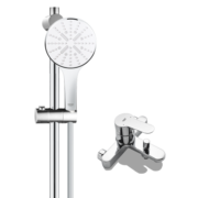 高仪（GROHE）进口淋浴花洒套装 150MM手持花洒含滑杆 智能激活手持26597000