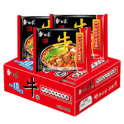 plus会员：白象 大骨面方便面 红烧牛肉味 75g*24袋