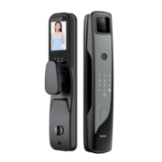 海尔(Haier)指纹锁智能锁智能门锁密码锁人脸识别家用防盗门入户门木门手机远程控制猫眼可视主动监控 V55猫眼大屏【24小时主动监控+可视变声对讲】