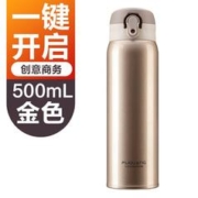 行走的温暖：富光 超轻保温杯 500ml 金色