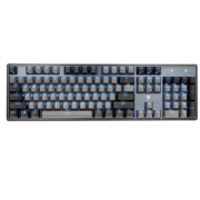 黑峡谷（Hyeku） GK715机械键盘有线游戏电竞104键客制化热插拔轴体凯华BOX轴 灰黑 蓝光 红轴