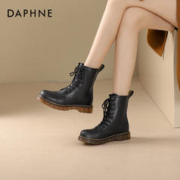 DAPHNE 达芙妮 马丁靴女厚底百搭英伦风短靴女