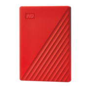 西部数据(WD) 2TB 移动硬盘 USB3.0 My Passport随行版2.5英寸 红 机械硬盘 手机笔记本外置外接存储 兼容Mac