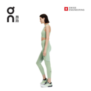 On昂跑 Performance Tights 新品女款高性能紧身裤 7/8 Moss/Creek 苔藓绿/溪绿 M