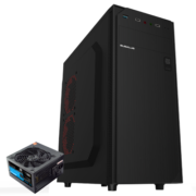 大水牛（BUBALUS）云逸+劲强500W 台式主机电脑机箱电源套装 游戏家用机电组套（支持ATX主板/支持背线/U3）