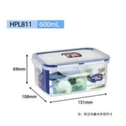 LOCK&LOCK 微波炉可用四面锁扣塑料保鲜盒饭盒