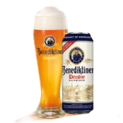 Benediktiner 百帝王 德式小麦 白啤酒 500ml*6听