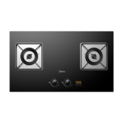美的（Midea）5.0KW大火力家用燃气灶煤气灶台嵌两用灶具炉具天然气灶双眼灶台定时灶Q300-M 定时款 （天然气）