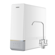 海尔（Haier）玉净鲜活水净水器家用净水机1000G大通量双出水厨下式RO反渗透直饮母婴直饮过滤器HRO10H11