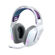 罗技（G）G733 无线头戴式游戏耳机 7.1环绕声降噪电脑电竞耳机麦克风 RGB灯效 LOL吃鸡FPS听声辩位 白色