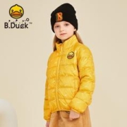 寒潮来了：B.Duck 儿童轻薄短款羽绒服