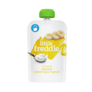 小皮（Little Freddie）香蕉酸奶果泥儿童常温酸奶水果泥100g*1袋 无添加盐糖