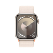 Apple Watch Series 9 智能手表GPS+蜂窝款45毫米星光色铝金属表壳星光色回环式表带电话手表S9 MRP43CH/A