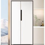 新品预售、plus会员：美的（Midea）60cm薄系列 550升 双开门 一级能效 双变频 风冷无霜 白色冰箱MR-577WKPZE