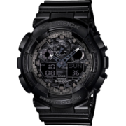 卡西欧（CASIO）G-SHOCK YOUTH灰色迷彩男士学生运动电子日韩手表GA-100CF-1A