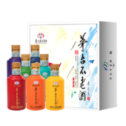 京东百亿补贴：贵州茅台不老酒 炫 53度酱香型配制酒 七彩 125ml*7瓶