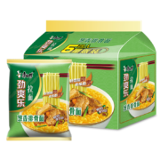 康师傅 方便面泡面袋装五连包 劲爽乐葱香排骨面81g*5袋
