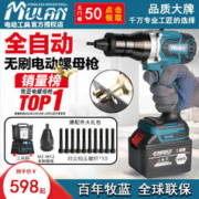 牧蓝 德国充电式全自动螺母枪拉铆枪拉帽枪无刷锂电池电动罗姆抢柳螺丝