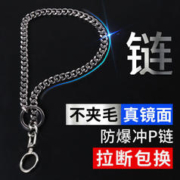 派乐特 P链遛狗绳不锈钢项圈狗链子中小型犬牵引绳防咬铁脖圈35cm