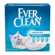 铂钻猫砂EverClean美国进口膨润土猫砂高效除臭持久抗菌清香无尘猫砂25磅  25磅 （蓝白标）