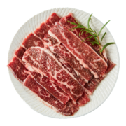 天谱乐食澳洲原切M3雪花烤肉片200g 谷饲安格斯270天牛肉片烤肉生鲜进口