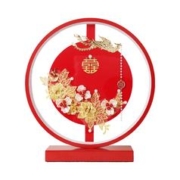 结婚台灯婚房卧室床头灯浪漫新娘礼物长明灯双喜庆红色陪嫁LED灯