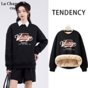 La Chapelle City 拉夏贝尔 女士加绒加厚保暖上衣外套