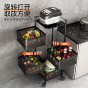 11日0点：YUPIN 喻品 ZW50五层 落地置物架 可旋转