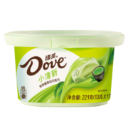德芙（Dove）抹茶曲奇白巧克力221g分享碗装休闲小零食糖果礼物