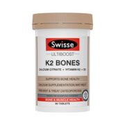 Swisse 斯维诗 Ultiboost K2钙维生素D骨骼片 90片