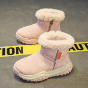 李寜冬季新款儿童雪地靴加绒加厚保暖
