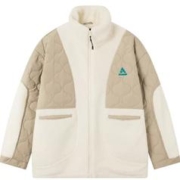 Semir 森马 棉服男冬季新款宽松仿羊羔绒情侣装拼接保暖冬季外套潮流棉衣