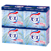 花王（KAO）洗衣粉酵素盒装日本进口持久留香 铃兰香800g*4盒