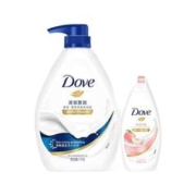 Dove 多芬 深层美肤沐浴露套装深层1kg+弹润300g滋养干燥肌肤(新老包装随机)