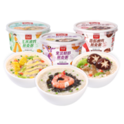 海福盛 方便速食营养早餐粥鲜虾 玉米 香菇瘦肉 FD冻干粥 3杯组合装128g