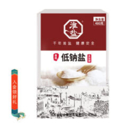淮盐 食用盐低钠盐未加碘盐480g家用细盐巴深井岩盐